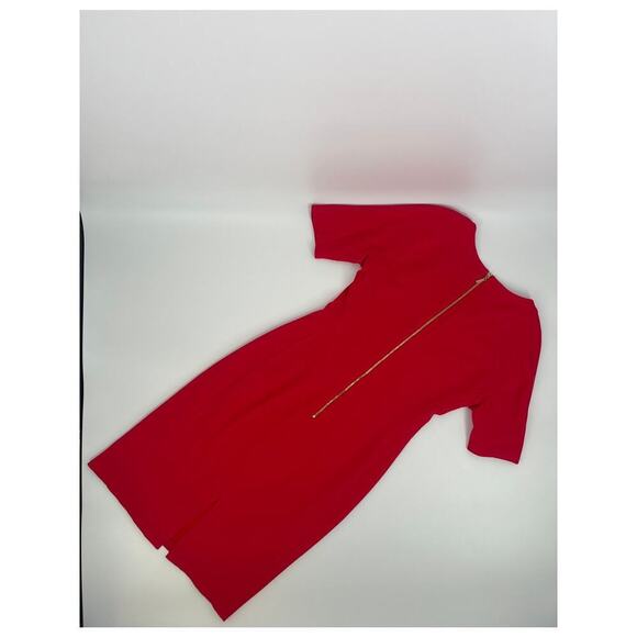 Eliza J Red Fitted Dress (B14#8) - Picture 10 of 10